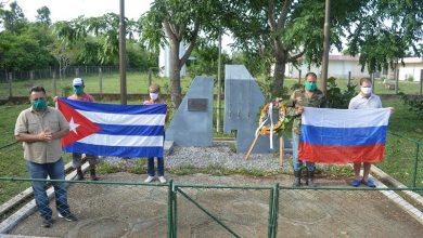 Merecido homenaje a los Tres Soldados Rusos, en Sandino