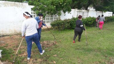 Desarrollan labores de limpieza e higienización en Seminternado XX Aniversario en Sandino