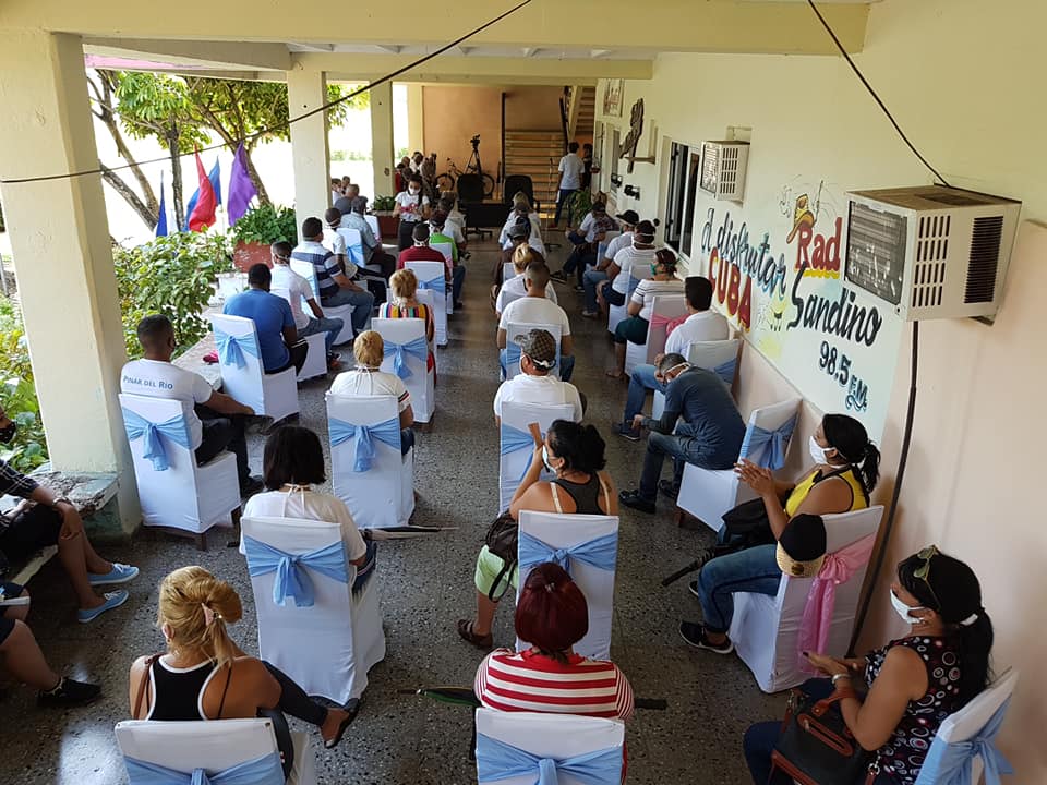 Remembranza en homenaje a Fidel en Sandino