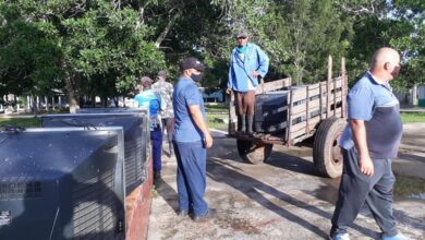 Protegen recursos materiales en Seminternado de Sandino ante proximidad de Laura