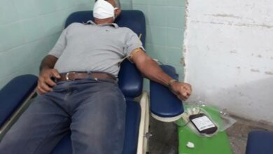Jorge Lima Arocha es un donante voluntario de sangre del municipio Sandino