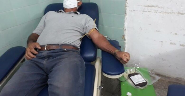 Jorge Lima Arocha es un donante voluntario de sangre del municipio Sandino