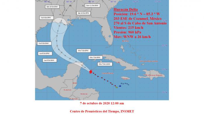 huracan delta yucatán