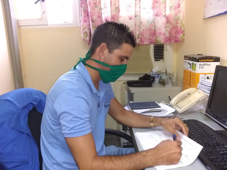 Juan Luis Vento Hernández, jefe de operaciones de ETECSA Sandino