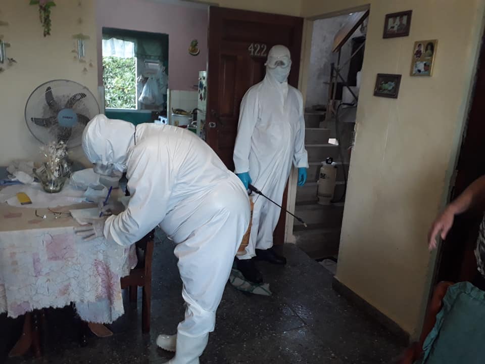 Mantienen control antivectorial y enfrentamiento a la COVID-19 en Sandino