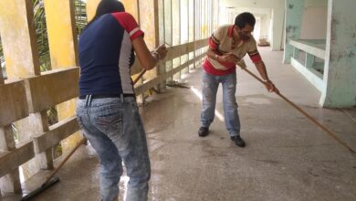 Realizan acciones de limpieza e higienización en el Centro Comercial de ciudad Sandino