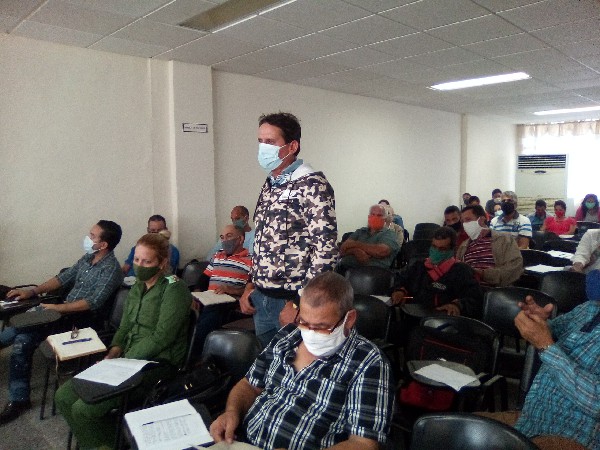 Sesiona Pleno Municipal del Partido en Sandino