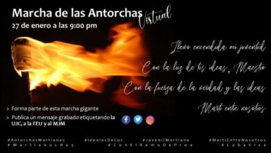 marcha de las antorchas virtual