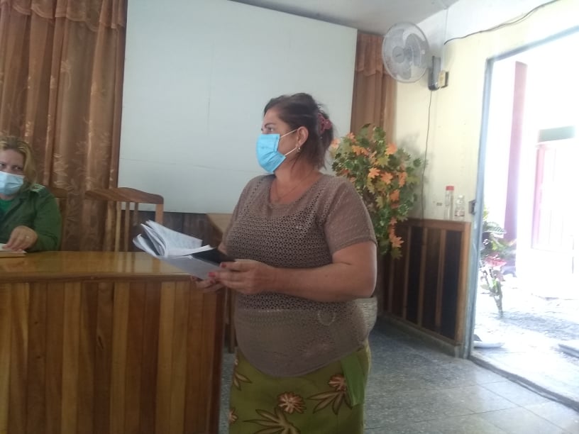 Madelaine Rodríguez Roja directora municipal de Salud Pública en el territorio