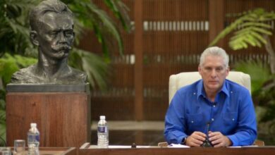 Miguel Díaz-Canel Bermúdez, compareció ante la prensa