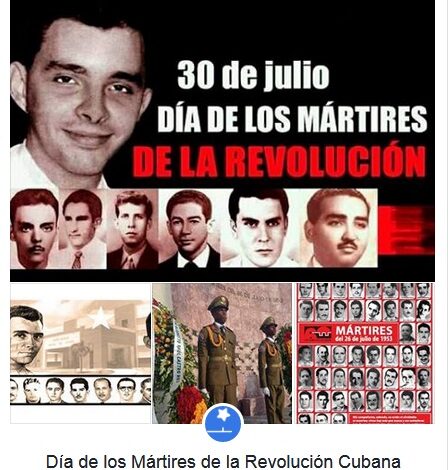 Tributo peregne a los Mártires de la Patria