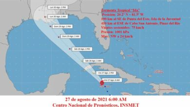 Ponen a buen resguardo el ganado en Sandino ante la proximidad de la tormenta tropical Ida