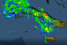 El huracán Ida sale al mar por la costa norte de Pinar del Río