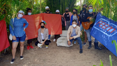 jóvenes sandinenses homenaje fidel