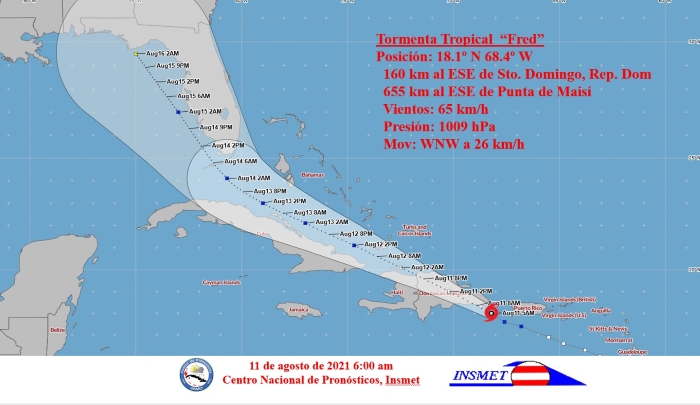 tormenta tropical fred