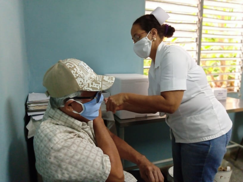 Continúa inmunización con la vacuna cubana Abdala en Sandino