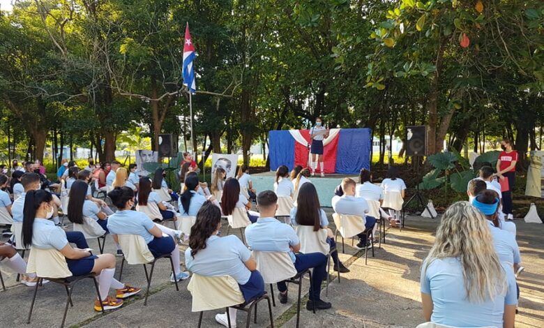 Acto de reinicio del curso escolar 2020-2021 en Sandino