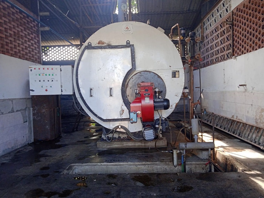 Funciona nuevo caldera de vapor con tecnología cubana en el Combinado Lácteo Sandino