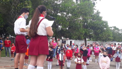 Reinicio curso escolar en el Seminternado Vig{esimo Aniversario del Adalto al Cuartel Moncada en Sandinoino