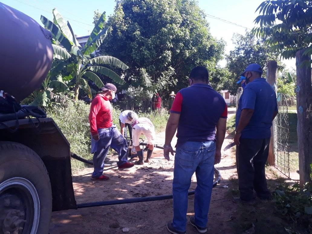 Desarrolla acciones necesarias a favor del pueblo Acueducto y Alcantarillado en Sandino