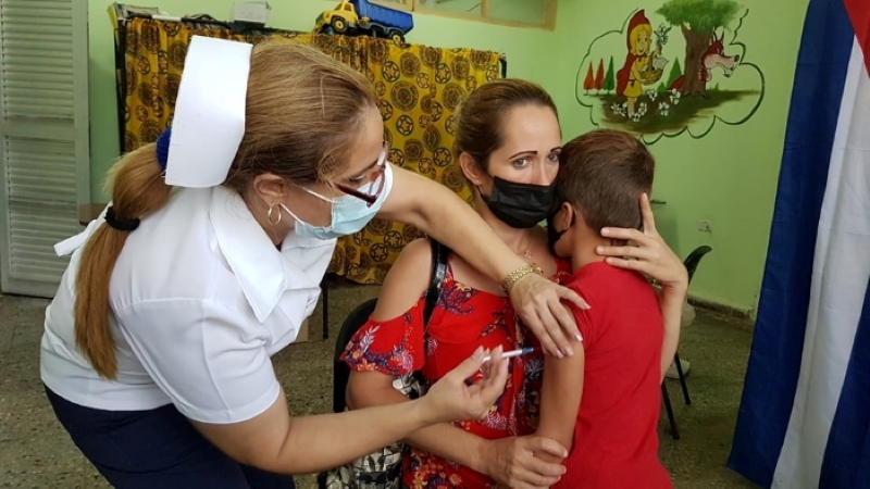 Sandino: avanza vacunación anti-COVID-19 para niños de dos a 11 años