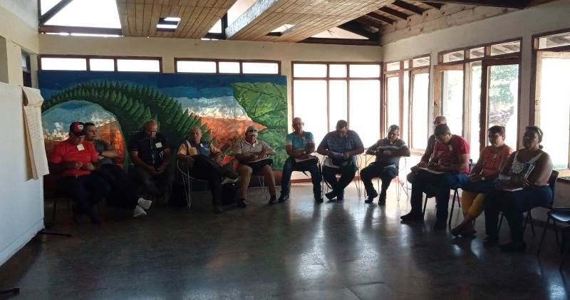 taller de soberanía alimentaria sandino