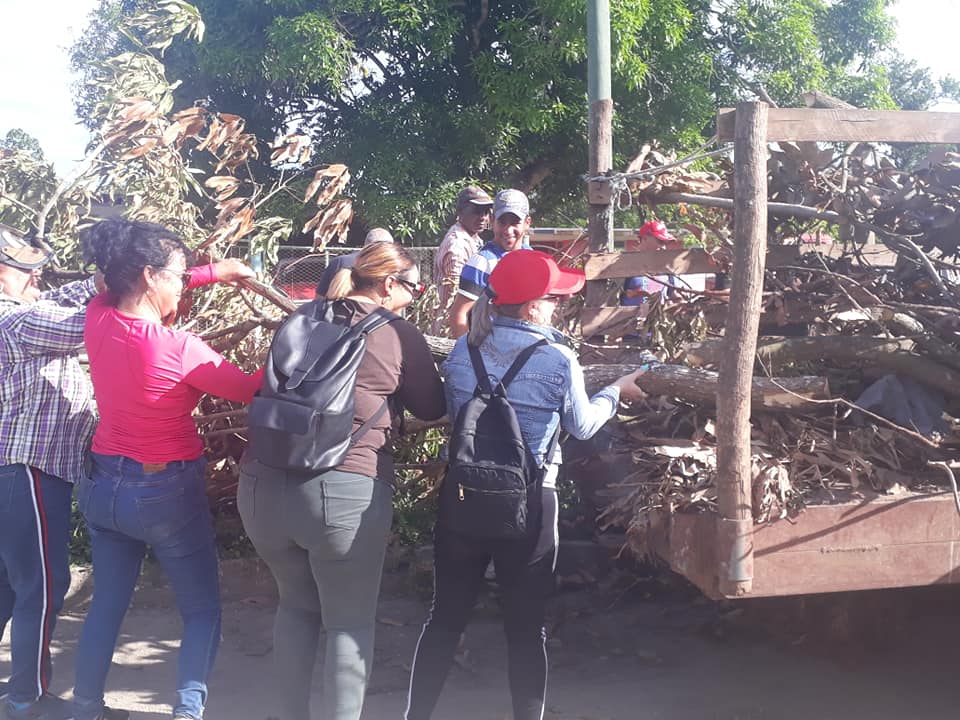 Higiene comunal: borrando las huellas Ian en Sandino