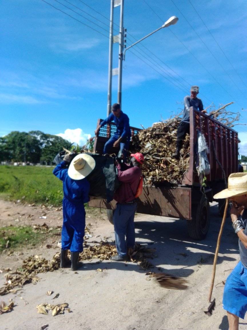 Higienizar la ciudad: misión principal del Servicios Comunales en Sandino.