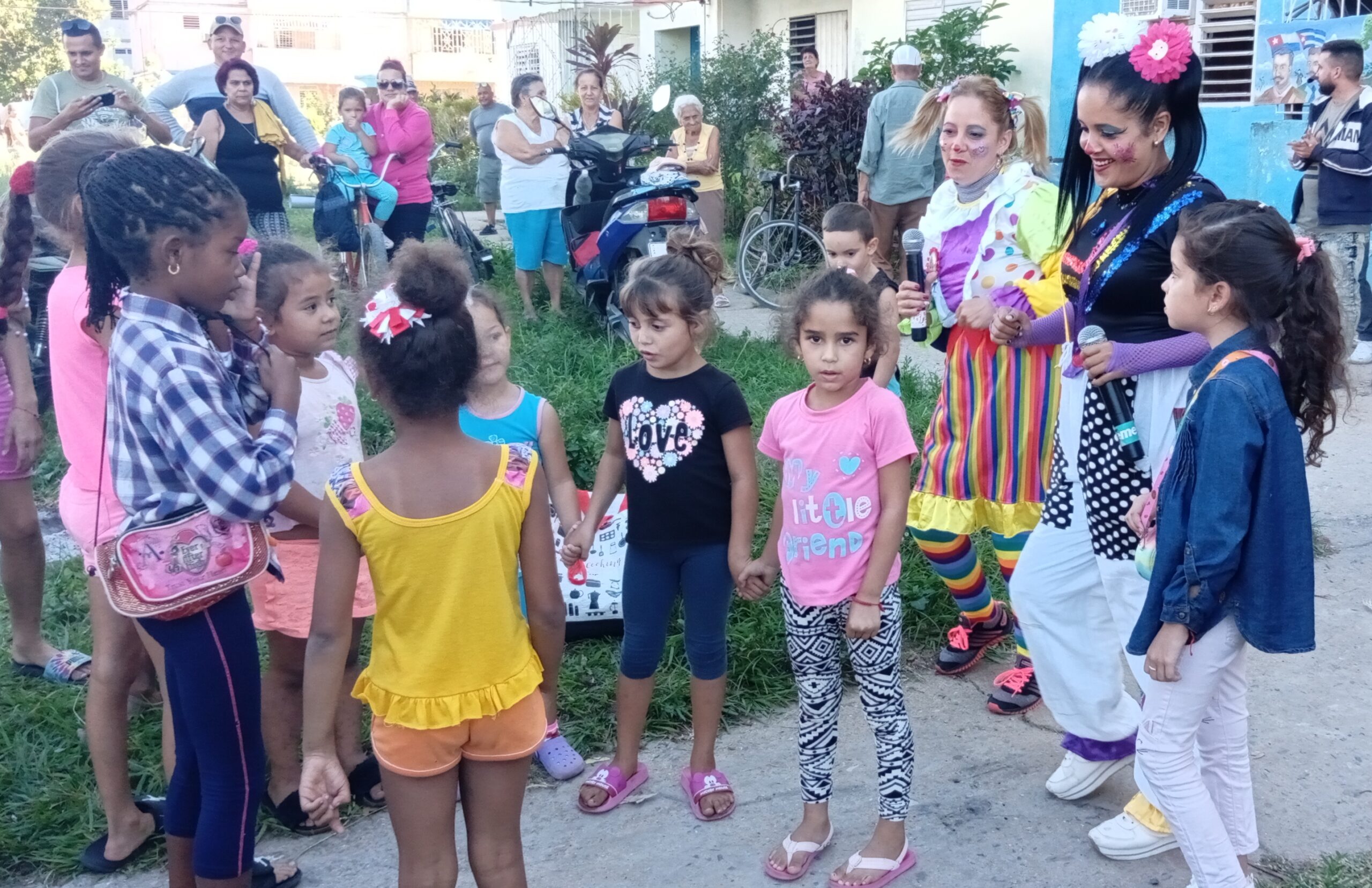 Una animación cultural tuvo lugar en la Zona A-3 del municipio de Sandino