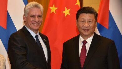 Díaz Canel felicita a xi jinping