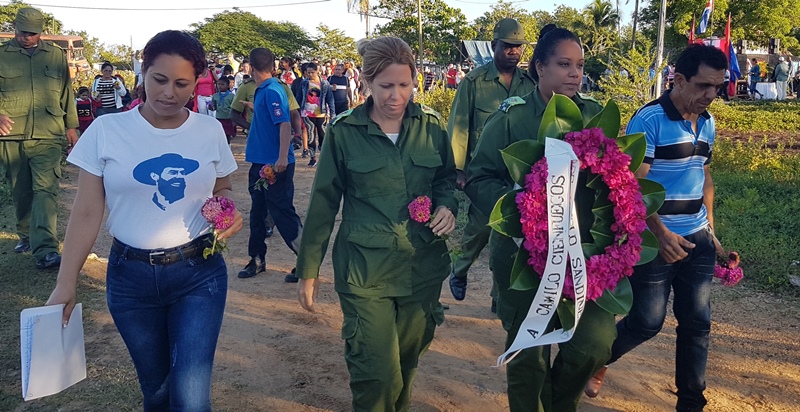 homenaje camilo cienfuegos sandino