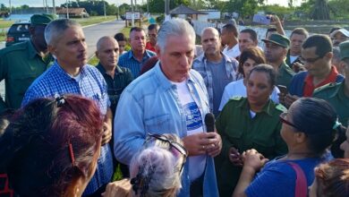 Chequea presidente cubano avance de la recuperación en Sandino tras el paso de Ian