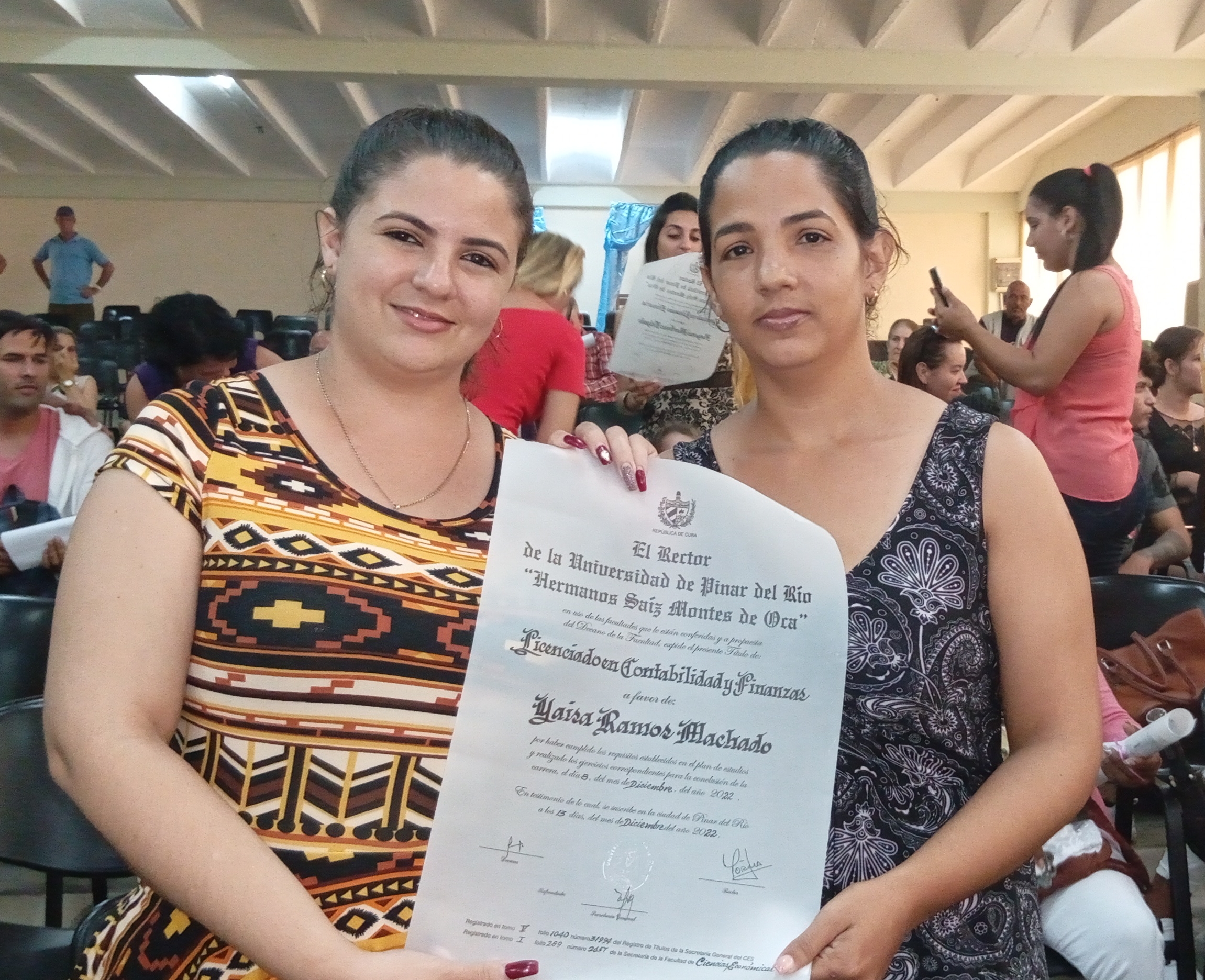 Gradúan en Sandino a estudiantes del Centro Universitario Municipal