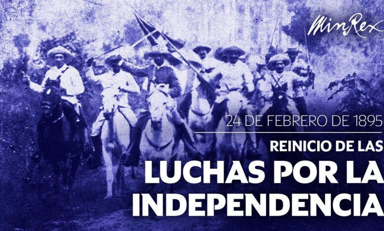 Gesta independentista del 24 de febrero de 1895 liderada por José Martí