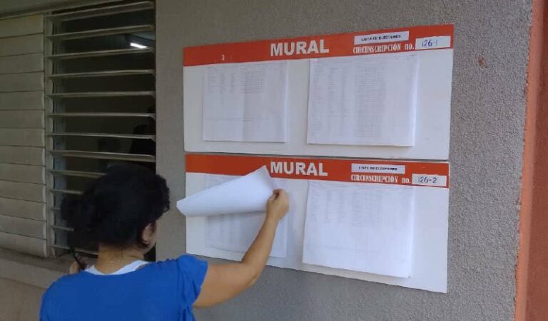 Publicados listados de electores en Sandino