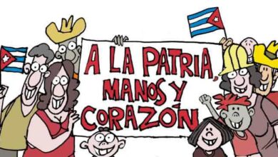 primero de mayo patria manos corazón
