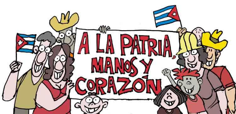 primero de mayo patria manos corazón