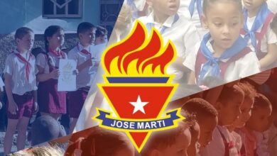 pioneros realizan actividades para homenajear a José Martí