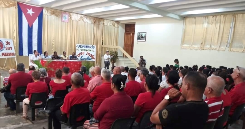 Inicia en Sandino Seminario preparatorio para el próximo curso escolar