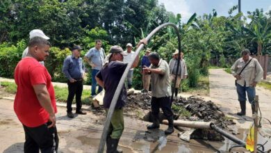 Obstrucción de tuberías de aguas albañales problema resuelto en Sandino