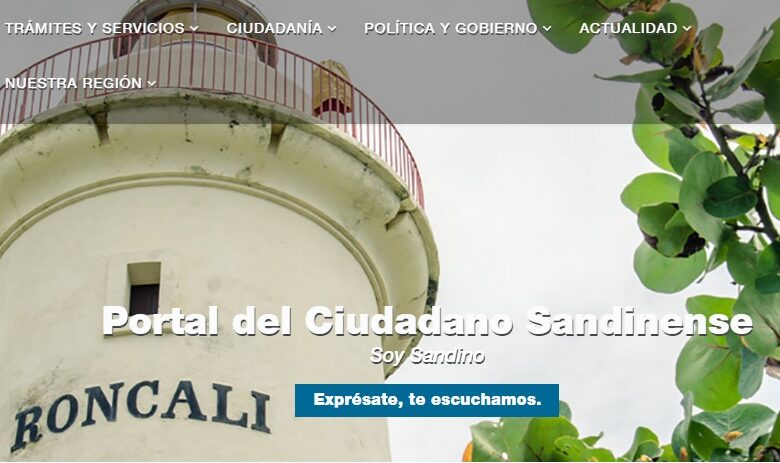 Portal del Ciudadano sandinese en pos del gobierno electrónico