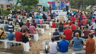 Celebran en Sandino acto por el 59 aniversario de la ciudad