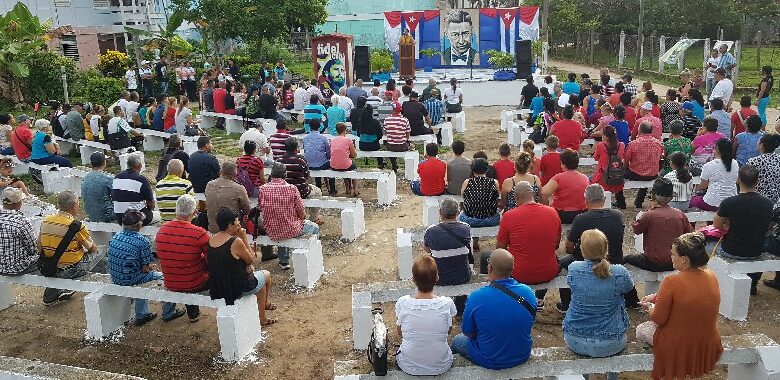 Celebran en Sandino acto por el 59 aniversario de la ciudad