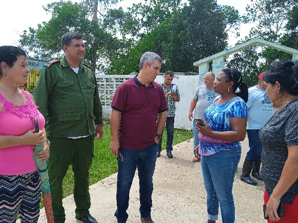 Vice primer ministro Jorge Luis Perdomo Di-Lella de visita en Sandino