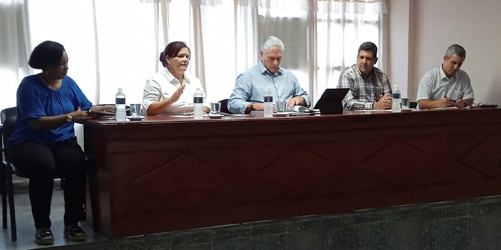 Evalúa Presidente cubano recuperación en Sandino tras paso de Idalia