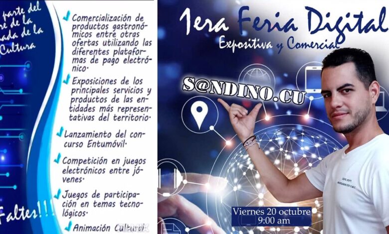 Primera Feria digital, expositiva y comercial s@ndino.cu