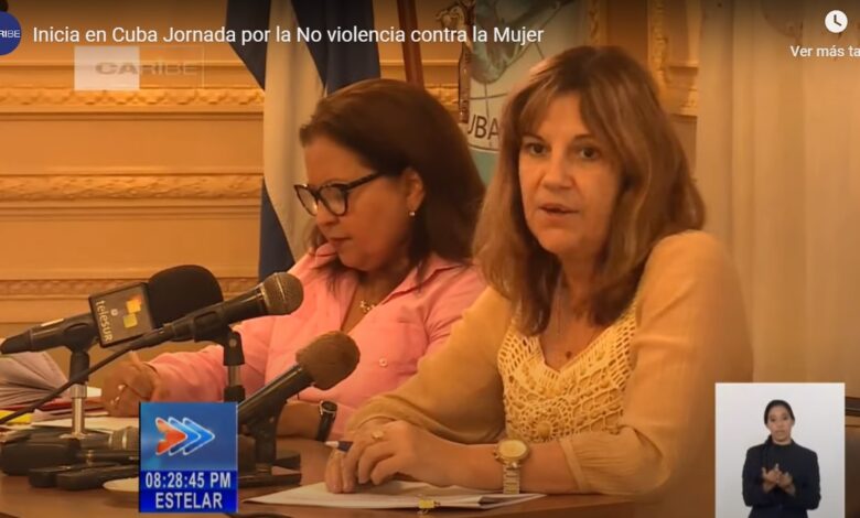 jornada no violencia contra las mujeres y las niñas cuba