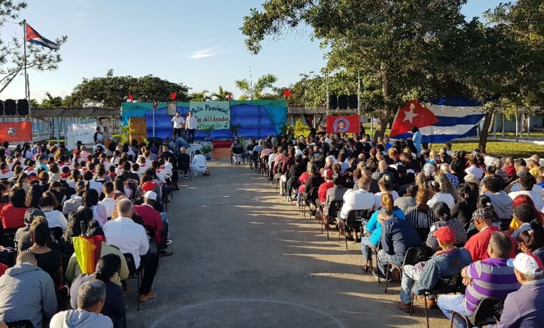 acto provincial día del educador pinar del río sandino educadores vueltabajeros