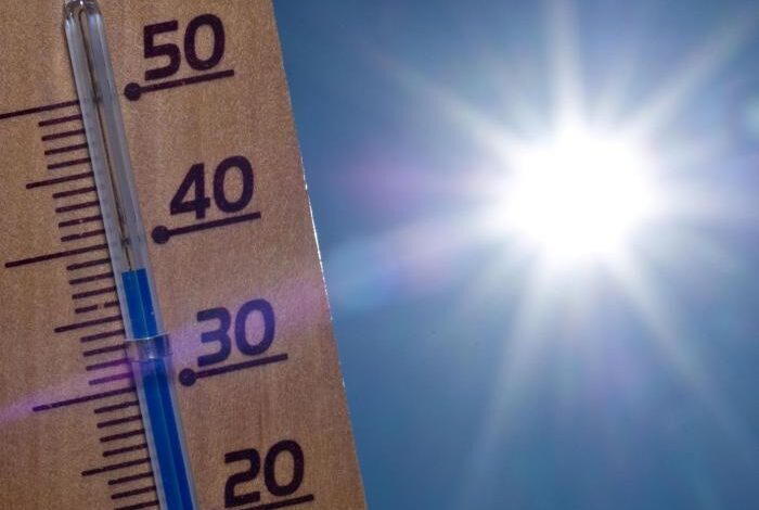 Calor sofocante en mayo