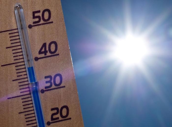 Calor sofocante en mayo